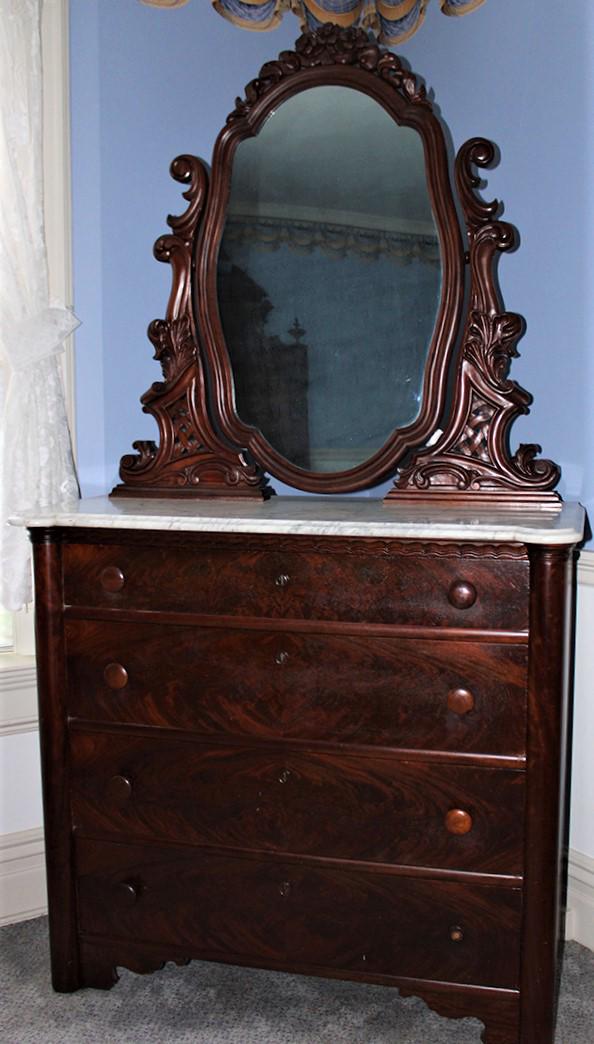 Great Early Victorian Marble Top Dresser with Fancy (1 of 4)