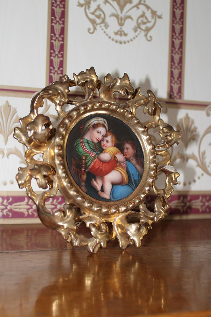 Super KPM Style Hand Painted Porcelain in Original Gilt (1 of 4)