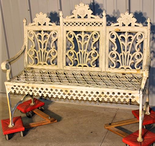 Victorian Cast Iron Garden Bench (1 of 5)