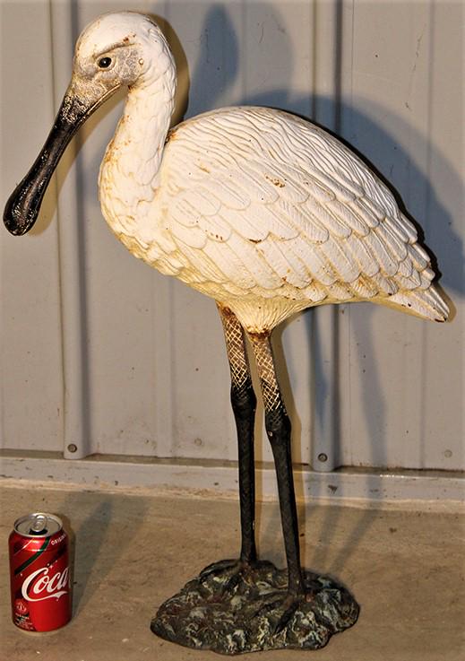 Heavy Cast Iron Garden Pelican (1 of 4)