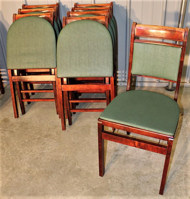 8 Nice Stakemore Folding Chairs (1 of 3)