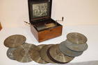 Nice Polyphon Music Box With 10 Discs