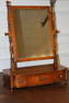 Period Tiger Maple Shaving Mirror