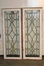 Pair Of Antique Leaded Windows