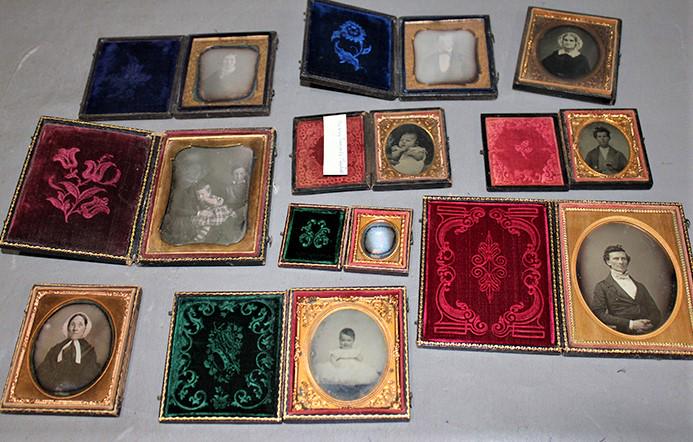 Group Of Early Daguerreotype And Tin Types (1 of 3)