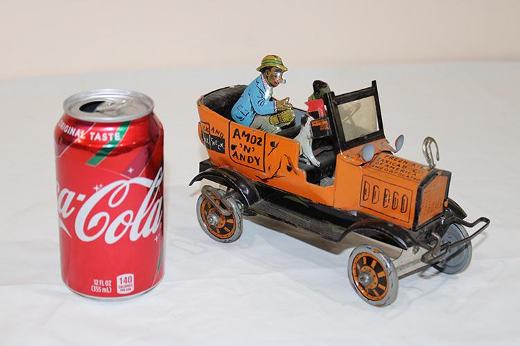All Original Lowes Marx & Co. "Amos N Andy" Wind Up Toy Taxi (1 of 4)