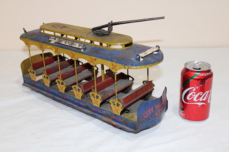 Vintage City Hall Park 175 Union Depot Trolley Wind Up (1 of 4)