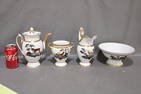 Rare 19Th C. French Empire Old Paris Porcelain Tea Set