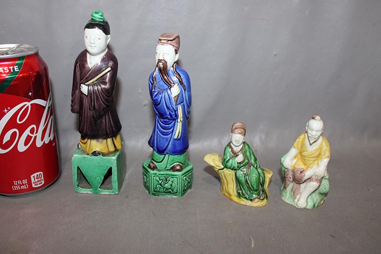 4 Antique Oriental Figurines (1 of 3)