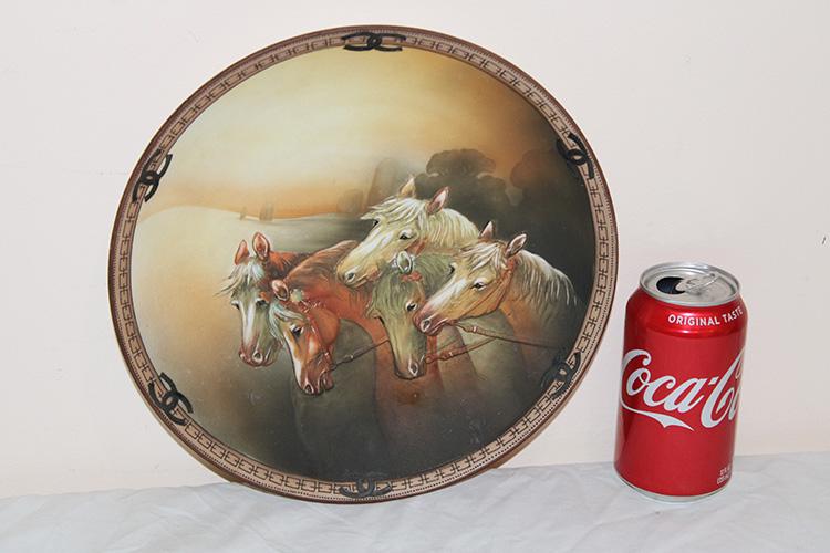 Real Nice Hand Painted 10 1/2" Signed Nippon Porcelain Plaque (1 of 3)