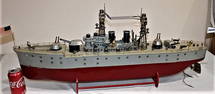 One Of The Largest Vintage 26" Orkin Craft Battleships