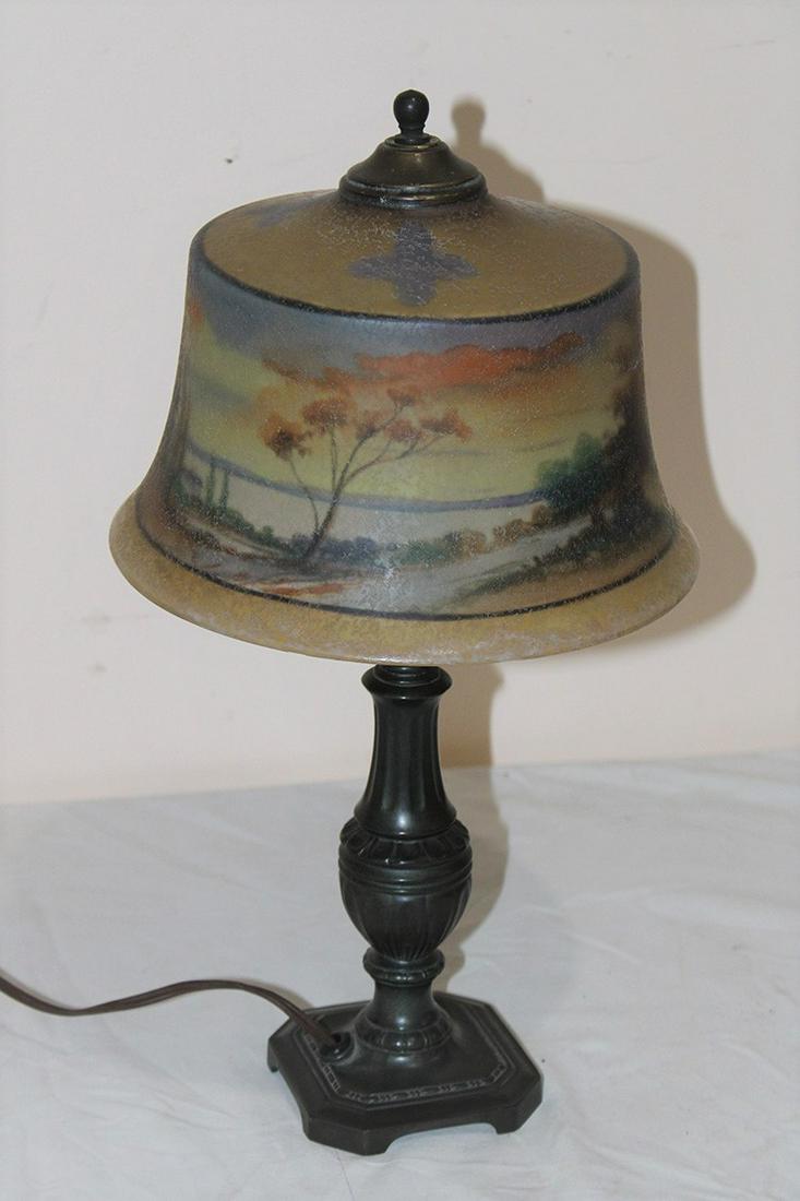 Signed Pairpoint Scenic Boudoir Lamp (1 of 5)