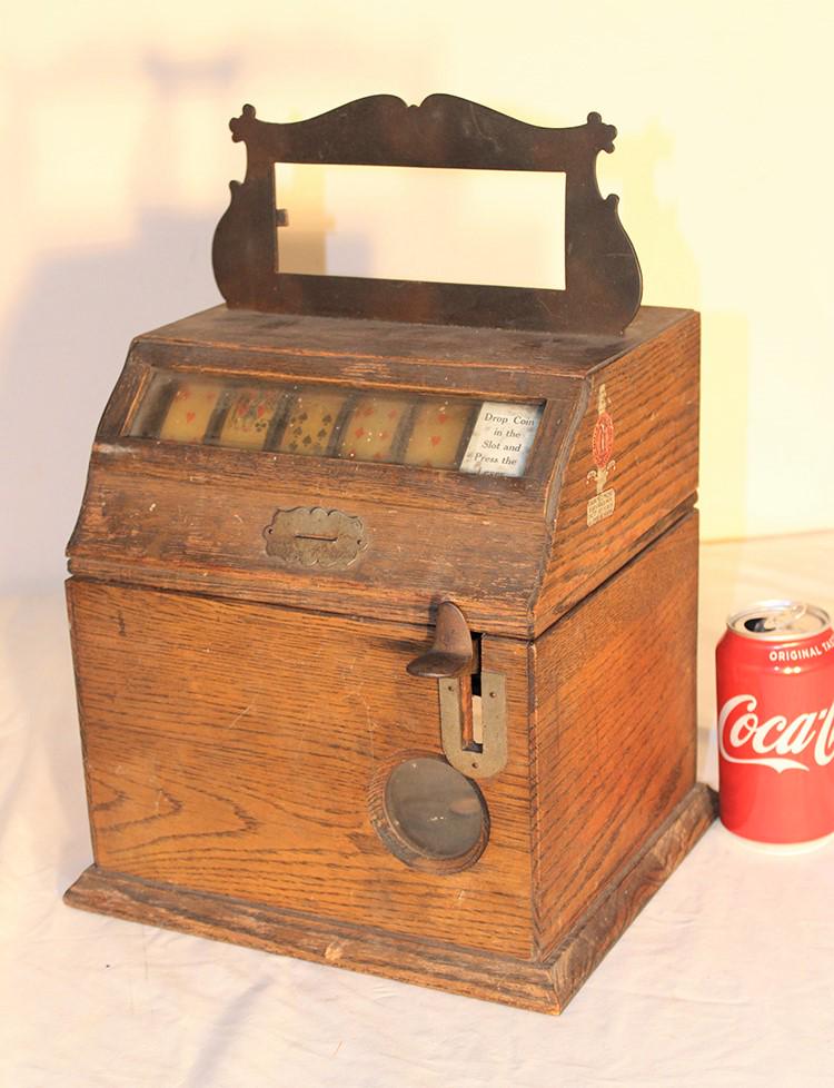 Rare Early Oak 1 Cent Mills Trade Stimulator (1 of 4)
