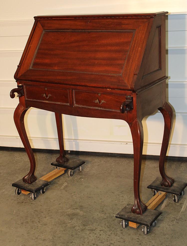 Unusual Victorian Dropfront Desk With Fitted Interior (1 of 5)
