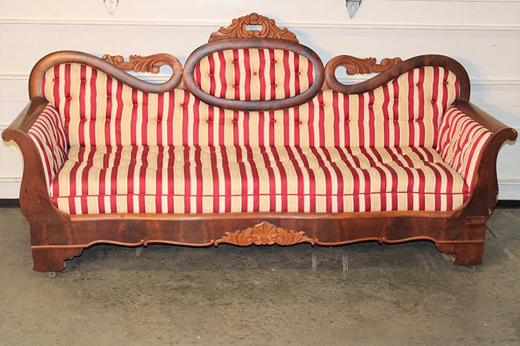 Period Empire Medallion Back Sofa (1 of 5)
