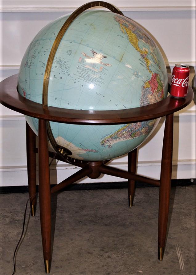 Awesome 24" Replogle Mid Century Illuminated Globe (1 of 6)