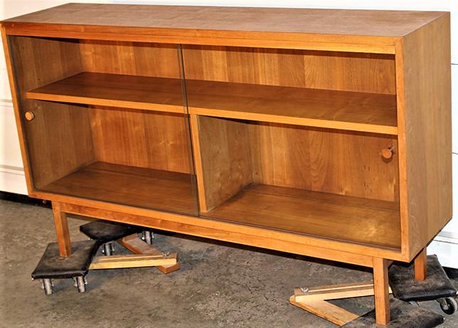 Mid Century Modern Hutch With Glass Door (1 of 3)