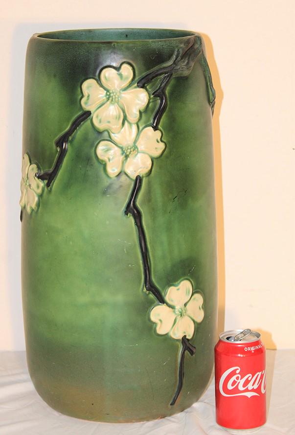 19" Roseville "Dogwood" Umbrella Stand (1 of 3)