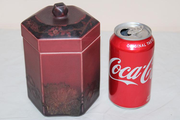 6 1/2" Artist Signed Rookwood Pottery Covered Jar (1 of 3)