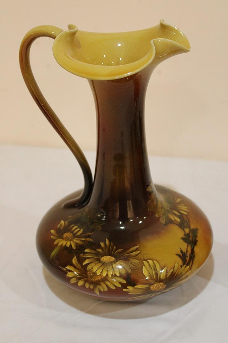 Large 10 1/2" Artist Signed Rookwood Pottery Ewer (1 of 4)