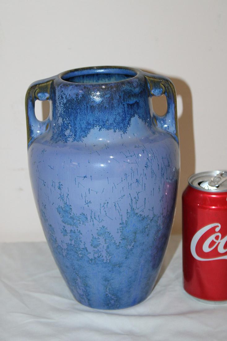 Large 9" Signed Fulper Vase In Blue (1 of 3)