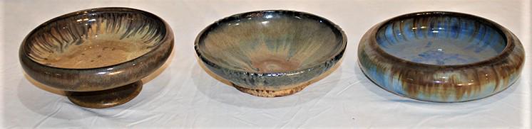 3 Nice Signed Fulper Pottery Bowls (1 of 5)