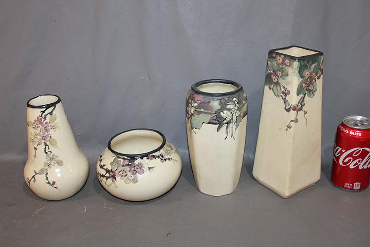 4 Pieces Of Signed Weller Pottery (1 of 4)