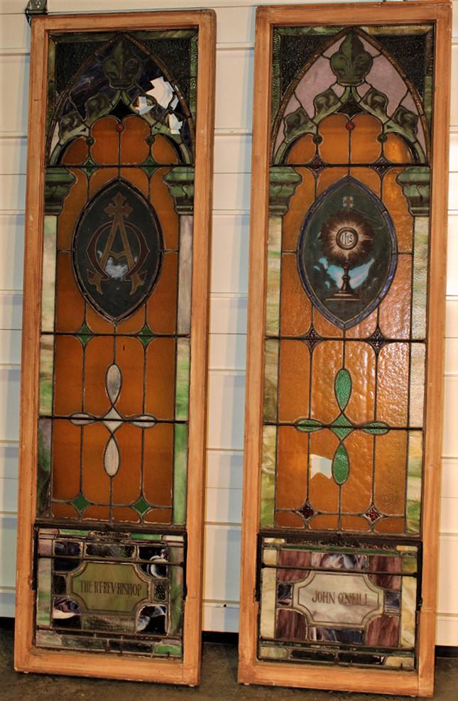 2 Large Multi Color Leaded Windows (1 of 8)