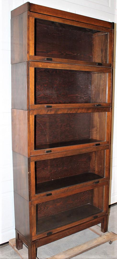 Clean 5 Section Stacking Bookcase (1 of 3)