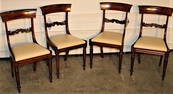 Set Of 4 Of The Nicest Classical Rosewood Chairs