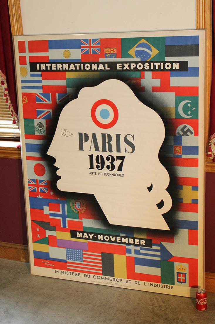 Large Paris 1937 International Poster (1 of 3)