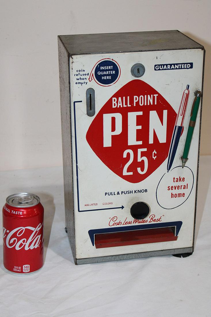 Nice All Original 25 Cent Ball Point Pen Machine (1 of 5)