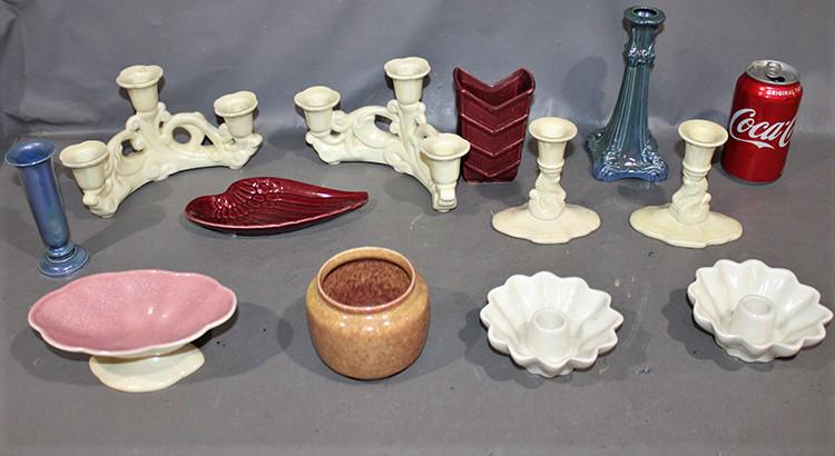 12 Pieces Of Signed Cowan And Redwing Pottery (1 of 4)