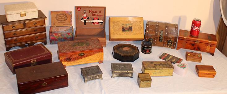 Group Of 20 Nice Vintage Boxes (1 of 6)