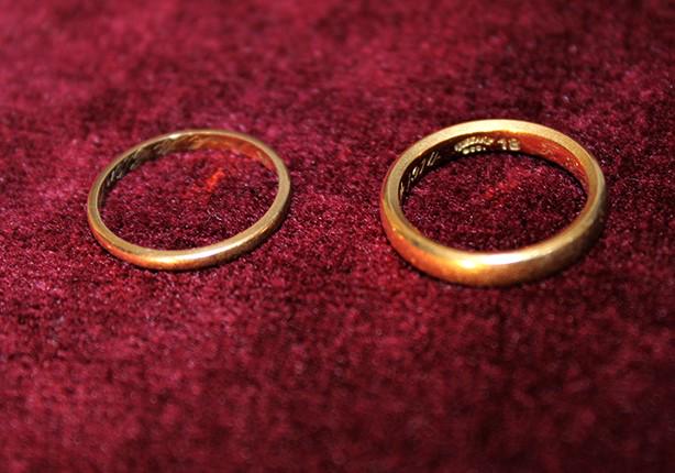 Largest 18k Tiffany wedding band approx. 5 1/2, Smaller 14k wedding band approx. size 5 1/2 (1 of 2)