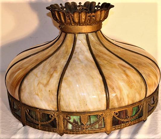 Huge 24" 2 color hanging home high quality with cast iron crown (1 of 4)