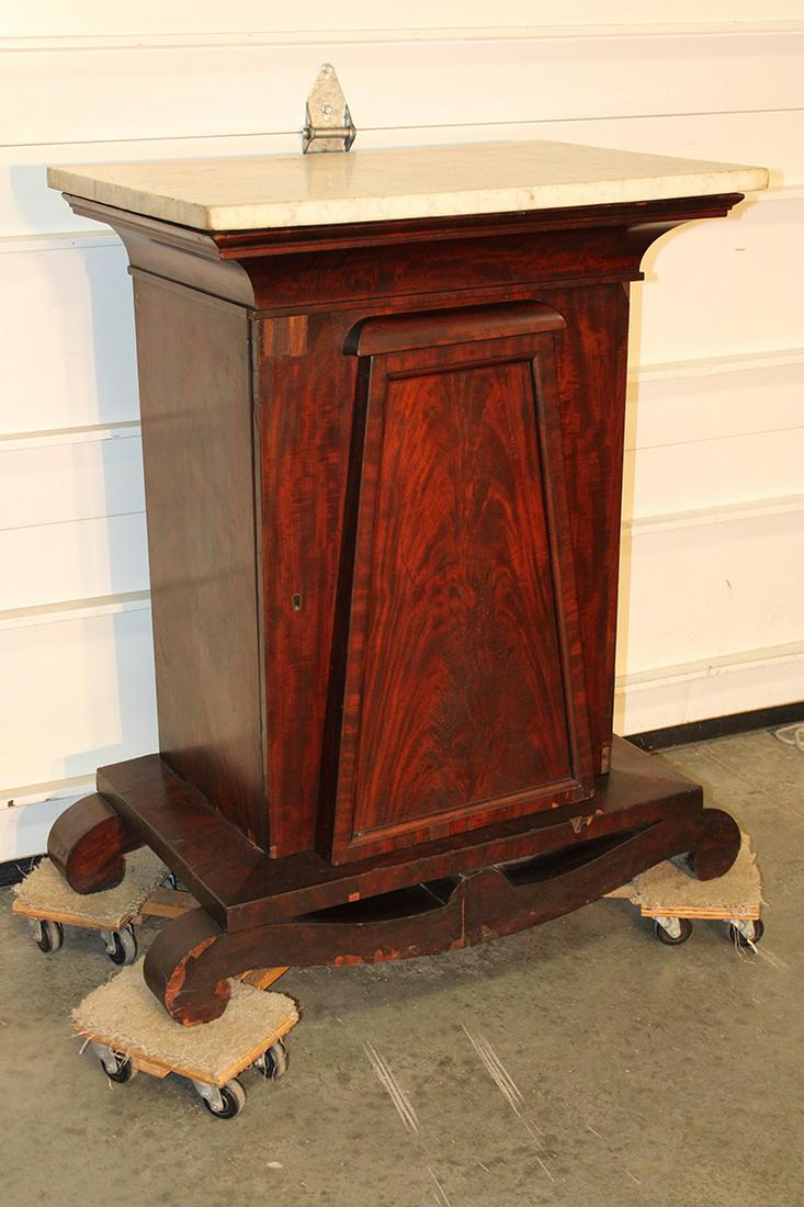 Period Empire marble top Mint Julep drink station (1 of 5)