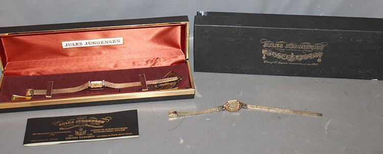 Beautiful Jules Jurgensen Ladies Wrist Watch And Bulova Watch (1 of 4)