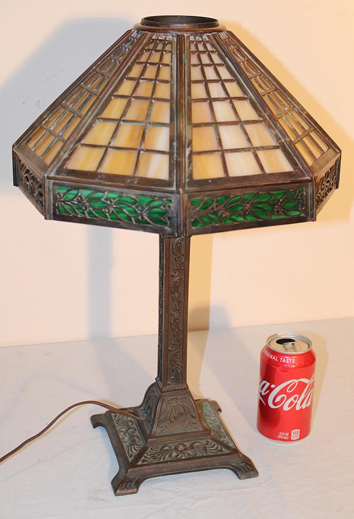 Heavy 2 Color Wilkinson 16 Panel Table Lamp (1 of 4)