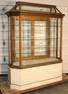 The Best Showcase For Any Shop Or Collector - 2 Piece Beveled Glass With A Peak Beveled Glass Roof