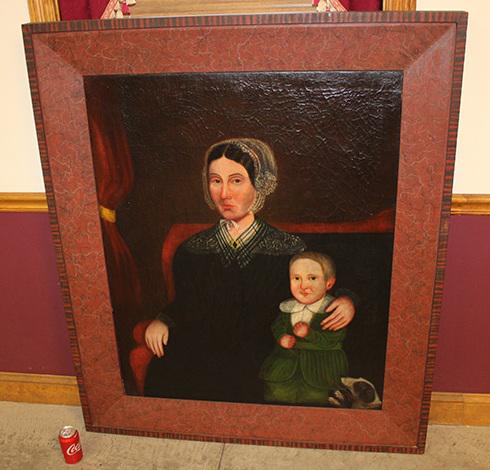 Very Large Portrait Attr. To Issac Augustus Wetherby (Boston) (1 of 4)