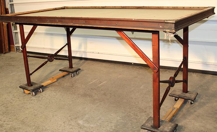 Victorian Fold Up Pool Table (1 of 6)