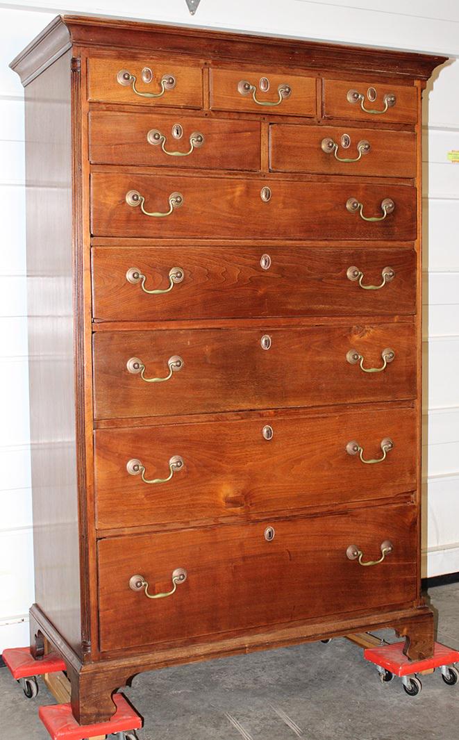 Large Early 10 Drawer Chest With Graduated Drawers (1 of 4)