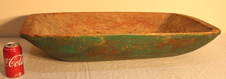 Large Trencher Dated 1870 In Green With Initials (1 of 5)