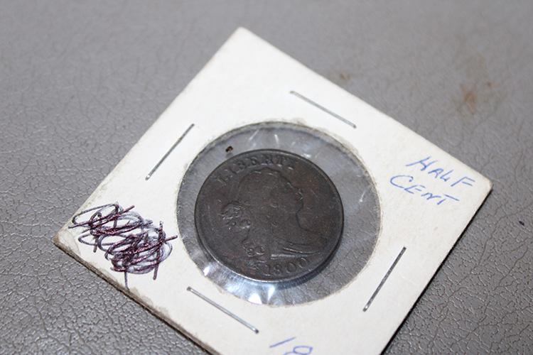 1800 Half Cent (Draped Bust) (1 of 3)