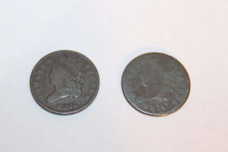 1810 And 1825 Half Cents (1 of 3)