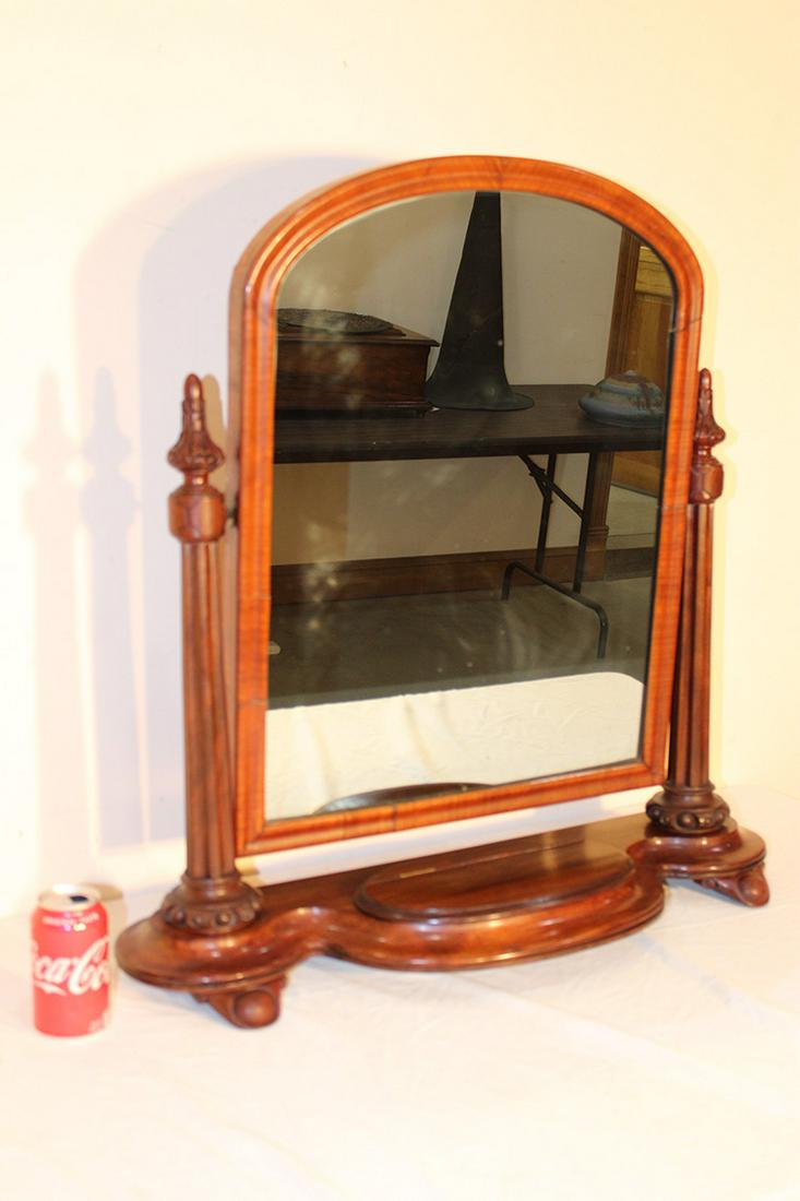 Super Victorian High Quality Table Top Mahogany Dressing/Shaving Mirror (1 of 4)