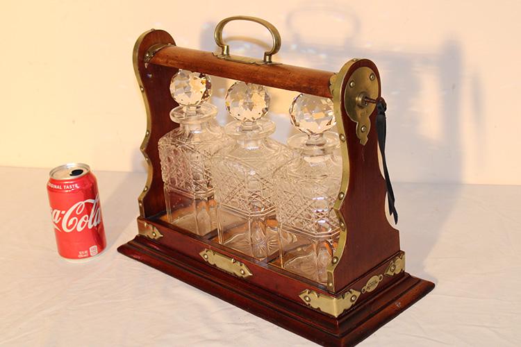 Wonderful Victorian Tantalus With Matching Cut Glass Bottles (1 of 4)