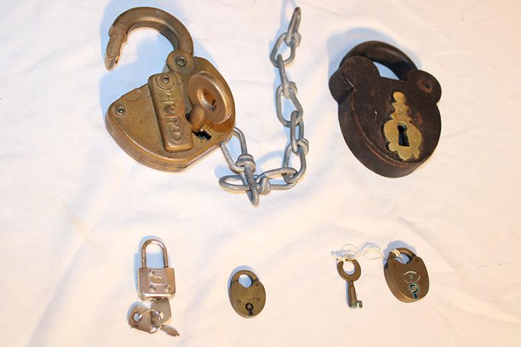 Group Of Vintage Locks (1 of 5)