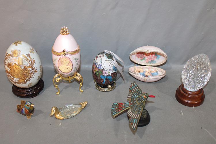 Group Of Decorator Eggs Including Limoges (1 of 4)